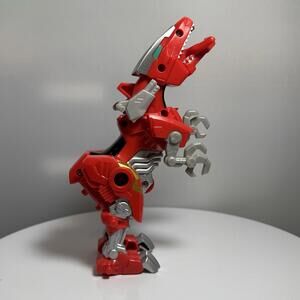 Mighty Morphin Power Rangers Dino Thunder Red T-Rex Vehicle Missing Tail
